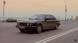 BMW E34 525i STREET DRIFT AGGRESSIVE DRIVING