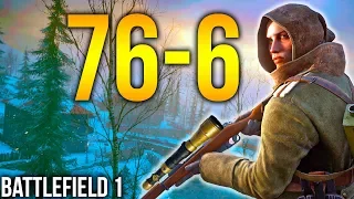 MAD RUSSIAN 1895 SNIPER! Battlefield 1 Volga River In the name of the Tsar Gameplay