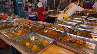 Lunch Time of Emplyee - Lang Suan Market Behind Company [ Walking Tour ]