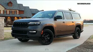 2023 Jeep Wagoneer L Carbide-Exterior Interior and Drive