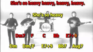 i want you Beatles karaoke best instrumental lyrics chords