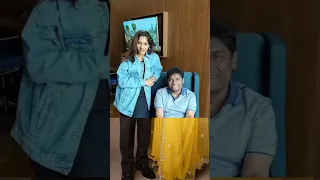 Johnny Lever with his beautiful wife sujata lever#youtubeshorts #johnnylever#ytshorts#shorts