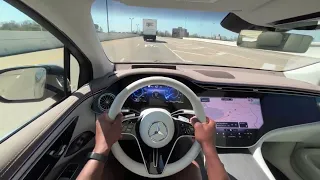 2023 Mercedes Benz EQS 580 SUV POV Test Drive