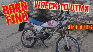 Yamaha DT50MX Barn find Restoration Project reveal