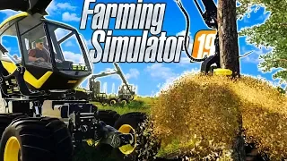 Terrible Farmers start a TREE FARM in Farming Sim?! (Farming Simulator 19 Funny Moments & Gameplay)