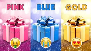 Choose your gift 🎁💝🤩🤮||3 gift box challenge|| 2 good and1 bad #chooseyourgift #giftboxchallenge#quiz