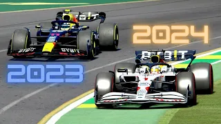 Red Bull F1 2024 (Pre Season) vs Red Bull F1 2023 - Australian GP