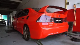 Dyno : 138HP Honda Civic FD 1.8 iVTEC R18 Auto Transmission tuned by Z Garage | Z Dyno Tuning Garage