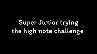 Siwon VS Ryeowook (Super Junior) (high note challenge)