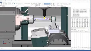 SolidCAM Mill-Turn Complete Machine Simulation