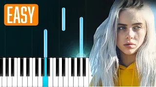 Billie Eilish - when the party's over (100% EASY PIANO TUTORIAL)