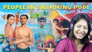 People In Swimming Pool Reaction || Ganesh GD