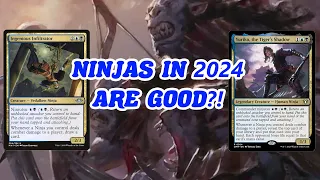 NINJAS IN 2024 ARE GOOD?! Legacy Blue-black Ninjutsu midrange MTG