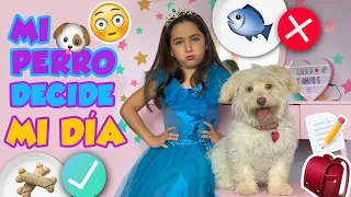 MI PERRO DECIDE MI DIA/ GALLETA 🐶😵 DECIDE TODO! 🦴