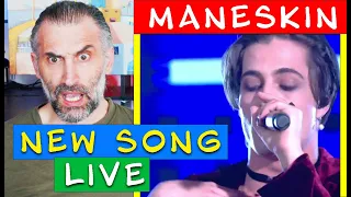Måneskin - New Song, Live - Italian singer reaction (English/Italiano)