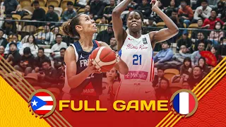 Puerto Rico v France | Full Basketball Game | FIBA Women's Olympic Qualifying Tournament China 2024