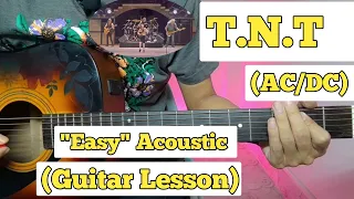 T.N.T. - AC/DC | Guitar Lesson | Easy Chords | (Acoustic)