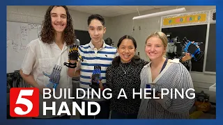 High schoolers build fellow student a prosthetic hand in their engineering class