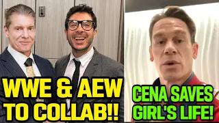 WWE And AEW Wrestlers To Collab For An Event! How John Cena Rescued A Human Life AEW News! WWE News