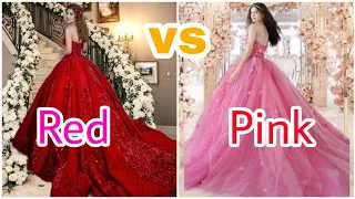 Red vs Pink |Pink vs Red |Choose one(Pick one)Which one is your Favourite/This or That