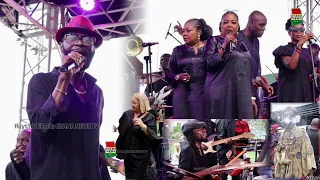 Golden Voice of Africa Pat Thomas performs with longest Group Tagoe Sisters on same stage #hot