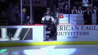 Pittsburgh Penguins Home Opener Player Introductions & Anthem. October 9, 2014