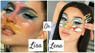 Lisa or lena( makeup looks & nails & food) Choices 💅❤