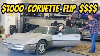 Driving My $1000 Corvette (Fixed With A $40 Part) Then Flipping For A MASSIVE PROFIT!