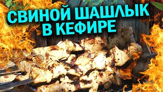 Пробуем маринад для шашлыка. Свиной шашлык в кефире.