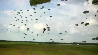 Army Rangers Airborne Assault Parachuting