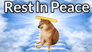 Goodbye to the Legend - Remembering Cheems, the Unforgettable Meme Dog 😢😭