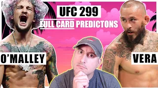 UFC 299: O'Malley vs. Vera 2 FULL CARD Predictions and Bets
