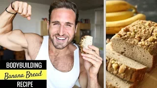 BODYBUILDING Banana Bread Recipe | MACRO FRIENDLY, HEALTHY & EASY