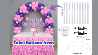 How to install Table arch kit for decoration