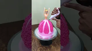 So Amazing Barbie Doll Cake design #trending #shortvideo ##ytshorts #viral #shortsfeed