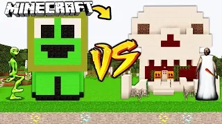 ZAMEK DAME TU COSITA VS ZAMEK BABCI GRANNY W MINECRAFT!