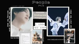 "People Pt. 2" / Yoonmin breakup theory Part 4. 2 (Yoongi's pov)