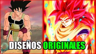 Así eran ORIGINALMENTE algunos PERSONAJES de DRAGON BALL Z 😮😲‼ Diseños RECHAZADOS de DRAGON BALL