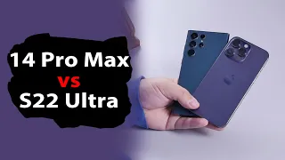 Сравнение Apple iPhone 14 Pro Max и Samsung Galaxy S22 Ultra