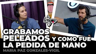 GRABAMOS PELEADOS Y COMO FUE LA PEDIDA DE MANO - Maria Paz Gonzales-Vigil en La Lengua