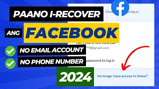 Paano i-Recover ang Facebook Account 2023 | Without Email, Without Phone Number