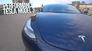 Тест драйв Tesla model 3 Performance.Или просто СПОРТКАР НА МИНИМАЛКАХ