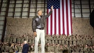 President Obama Pays a Surprise Visit to Troops in Afghanistan