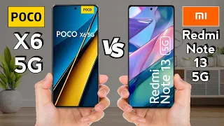 POCO X6 5G vs Redmi Note 13 5G