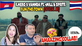 REACTION to F.HERO x VannDa Ft. 1MILL & SPRITE - RUN THE TOWN [Official MV]
