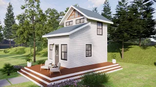 4x6 Meters - Gorgeous Beautiful Cottage House With Bed Lof | Exploring Tiny House