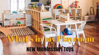 What’s in our Montessori Playroom and NEW Montessori Toys