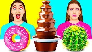 Desafio Da Fonte De Chocolate | Situações Engraçadas de Comida por Craft4Fun Challenge