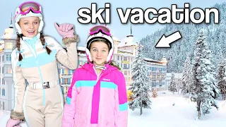 5 STAR SKI VACATION Hotel Tour in Switzerland! | Family Fizz