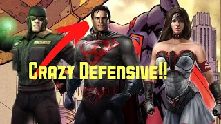 The crazy defensive red son team Injustice Gods Among Us IOS and Android [Patch3.4]